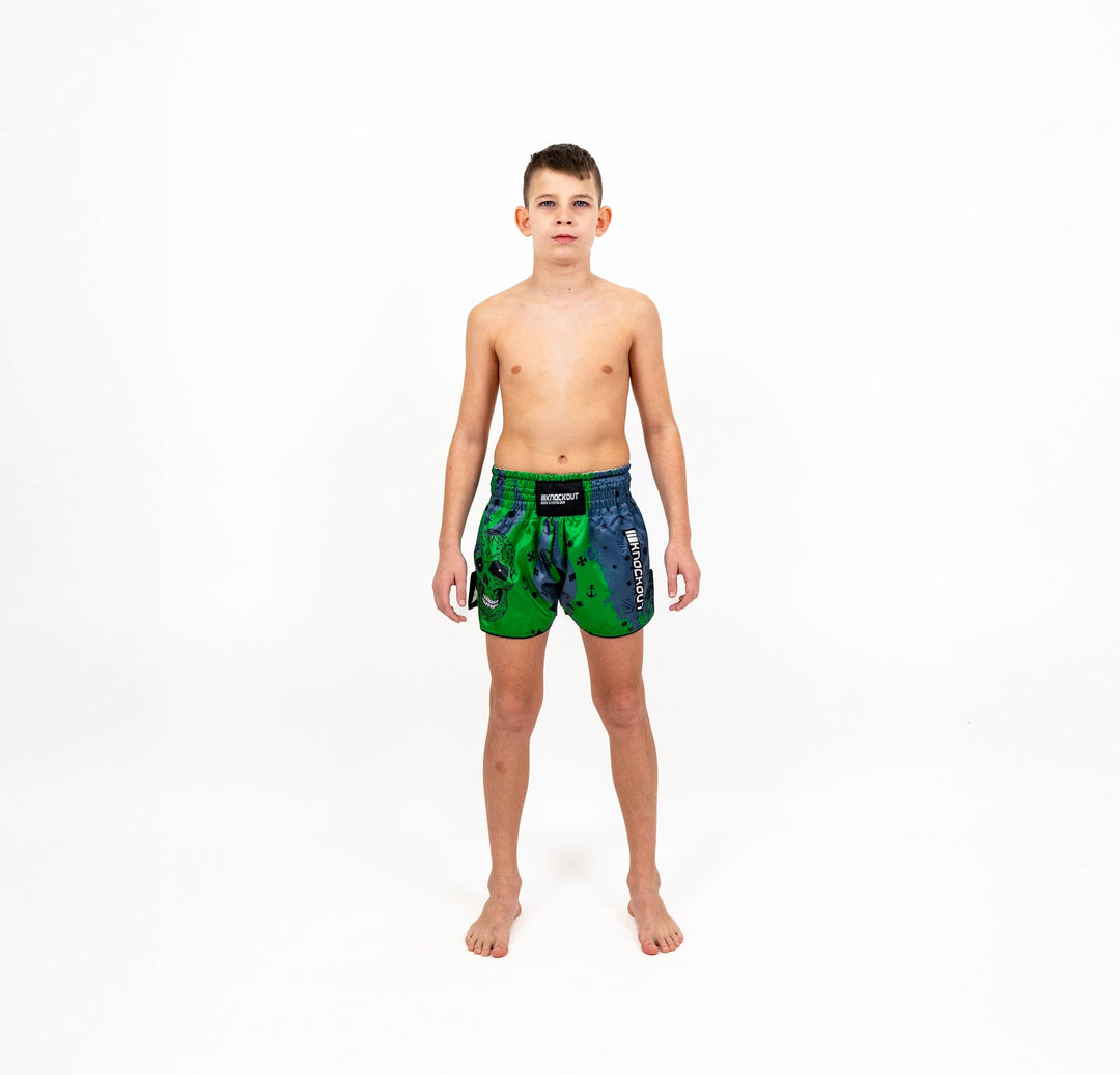 Sort Kickbox Knockout Skull Copii | knock-out.ro