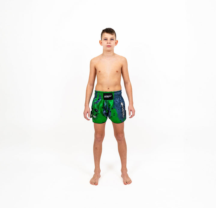 Sort Kickbox Knockout Skull Copii | knock-out.ro
