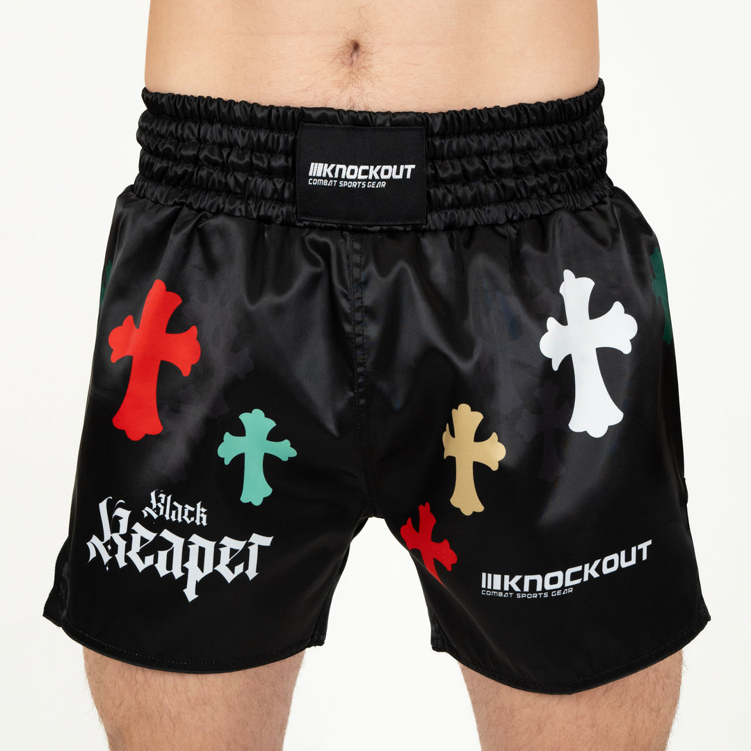 Sort Kickbox Knockout Black Reaper | knock-out.ro