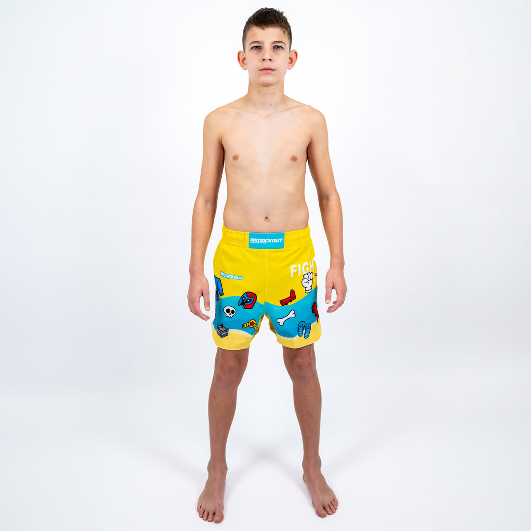 Sort MMA Knockout Fight Vibe Copii