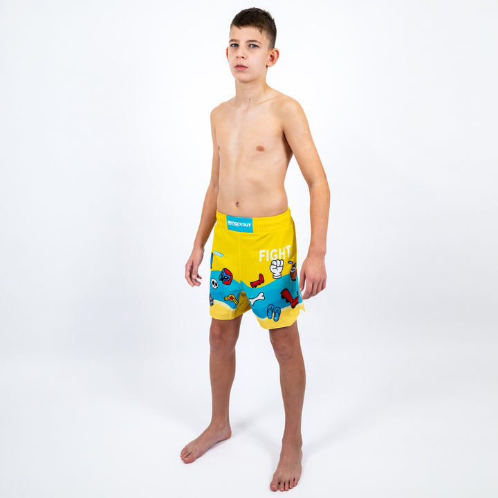 Sort MMA Knockout Fight Vibe Copii