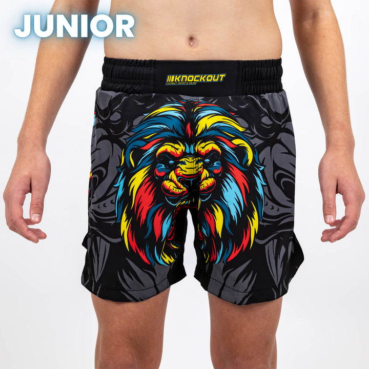 Sort MMA Knockout Lion Copii