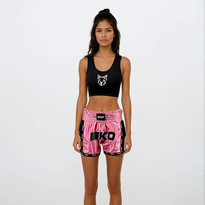 Sort Kickbox Knockout Bubble Pink | knock-out.ro
