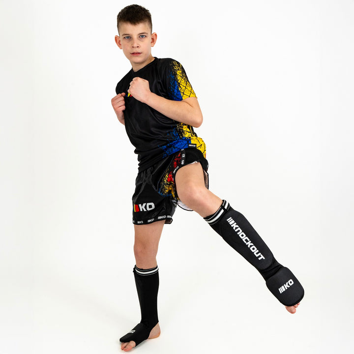 Tibiere Kickbox Knockout Ciorap Copii Mici V2