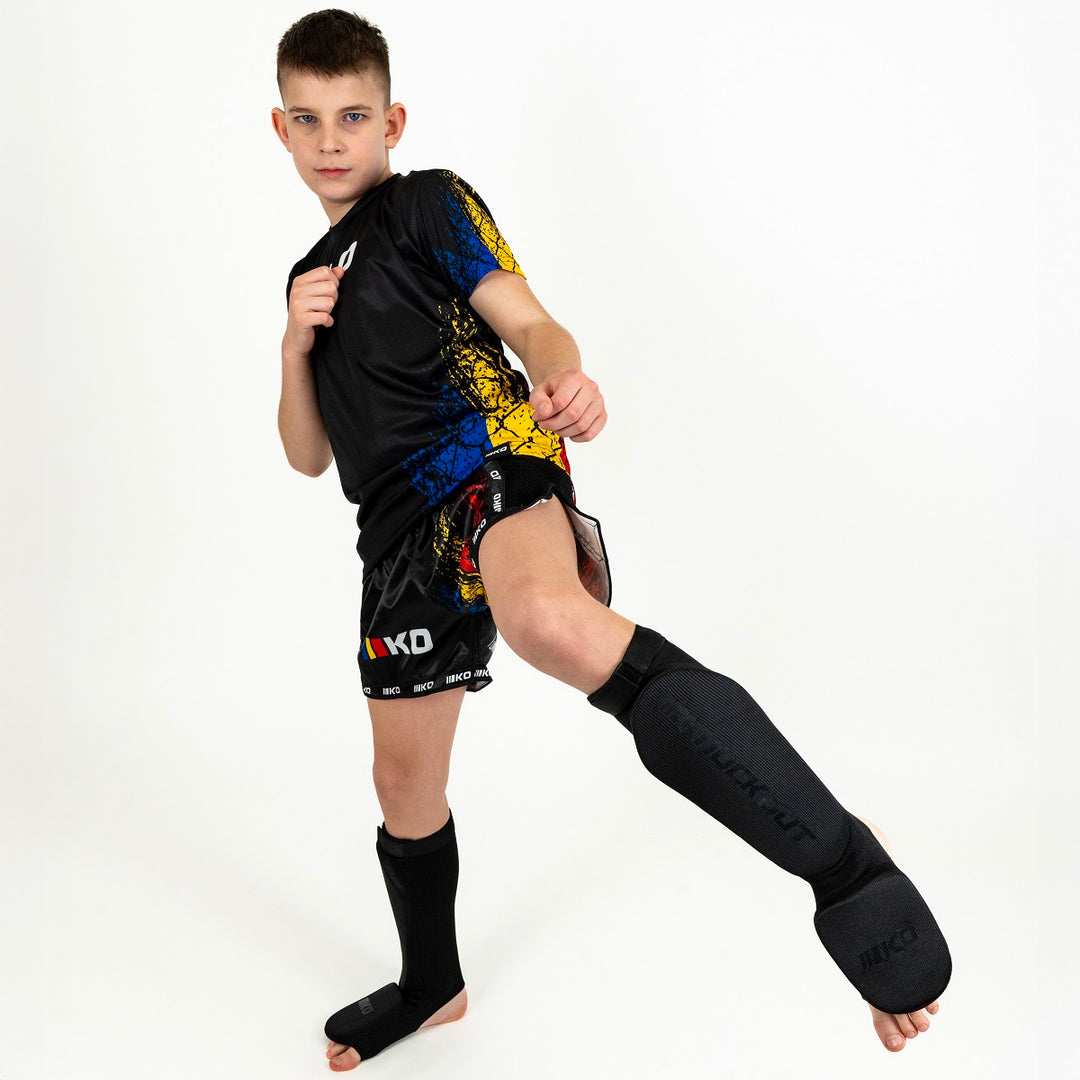 Tibiere Kickbox Knockout Ciorap Copii Mici V2