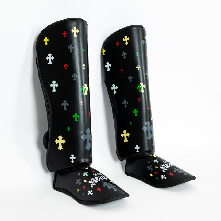 Tibiere Kickbox Knockout Black Reaper | knock-out.ro