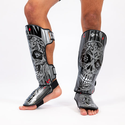 Tibiere Kickbox Knockout Skull | knock-out.ro