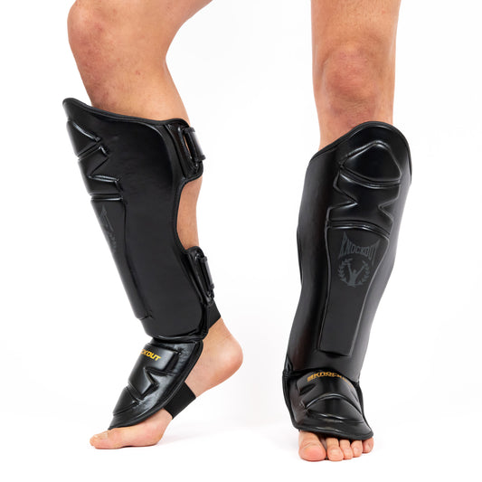 Tibiere Kickbox Knockout X-Lock | knock-out.ro