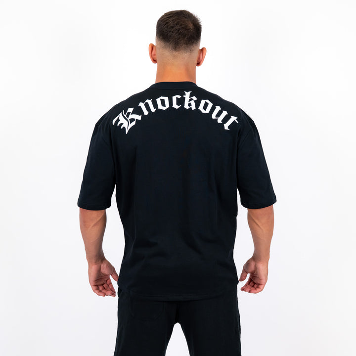 Tricou Oversize Knockout Black Angels