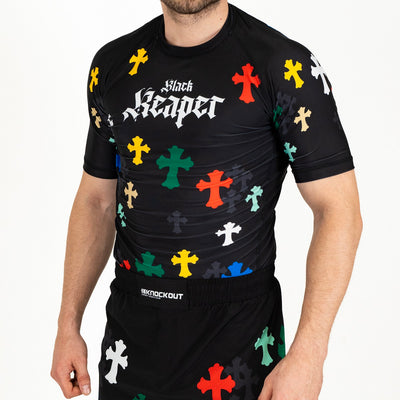 Tricou Compresie Knockout Black Reaper