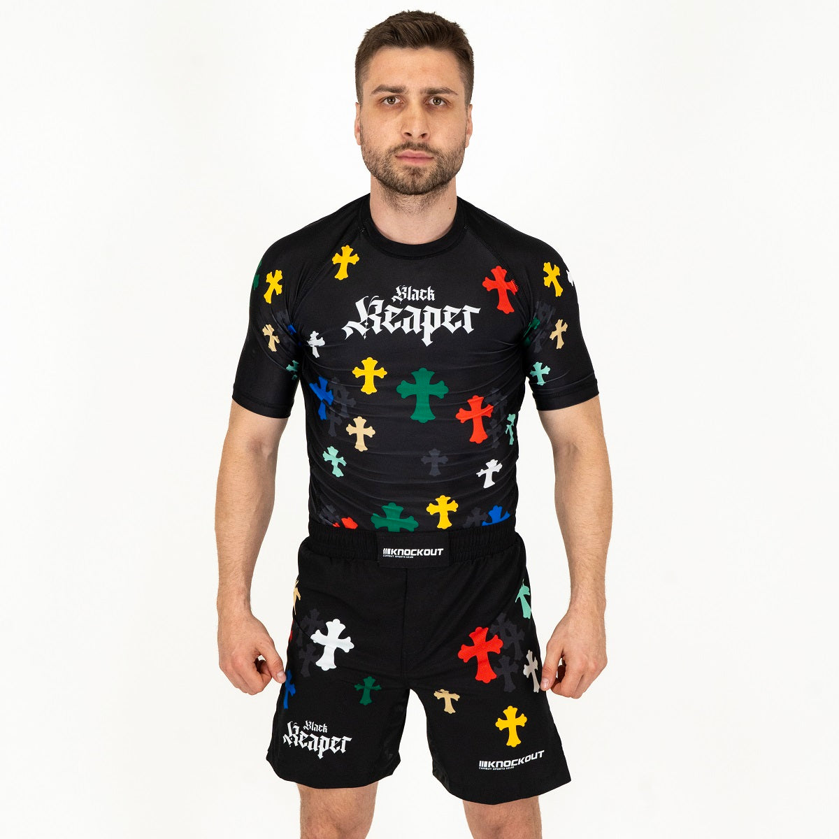 Tricou Compresie Knockout Black Reaper