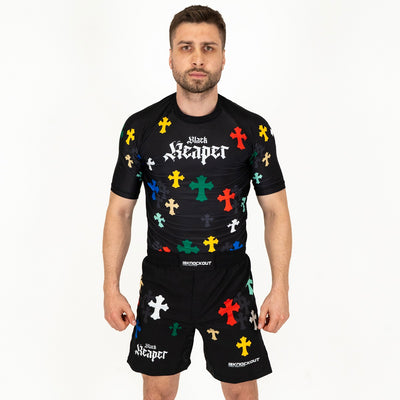 Tricou Compresie Knockout Black Reaper