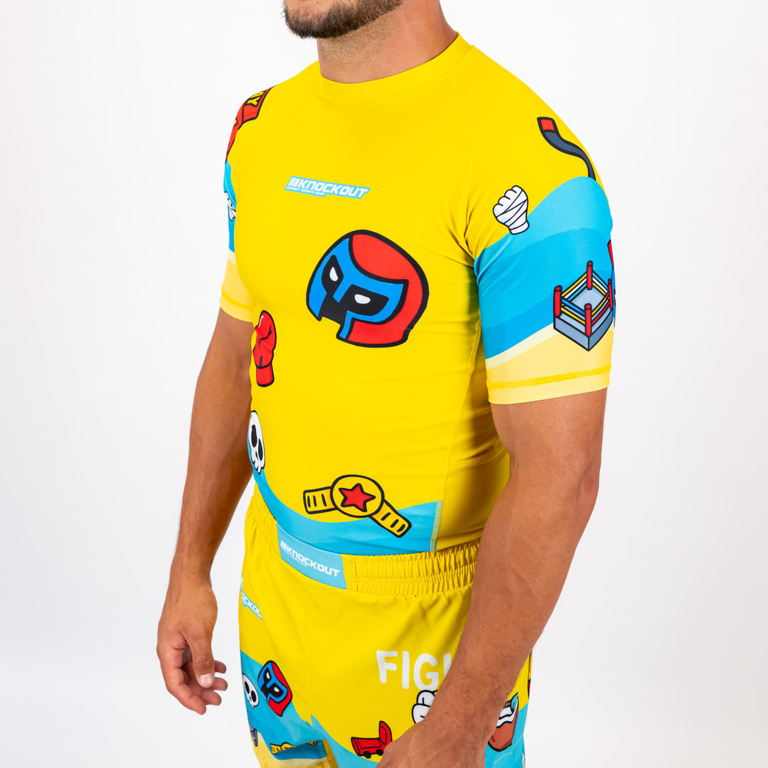 Tricou Compresie Knockout Fight Vibe Copii