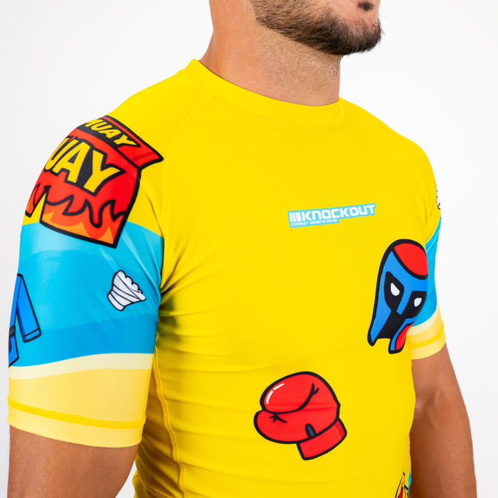 Tricou Compresie Knockout Fight Vibe Copii