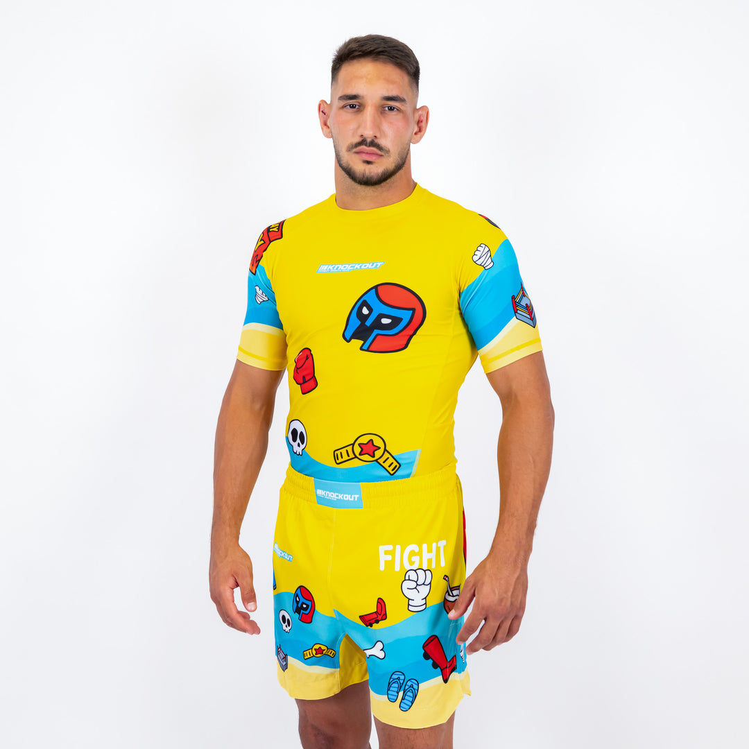 Tricou Compresie Knockout Fight Vibe Copii