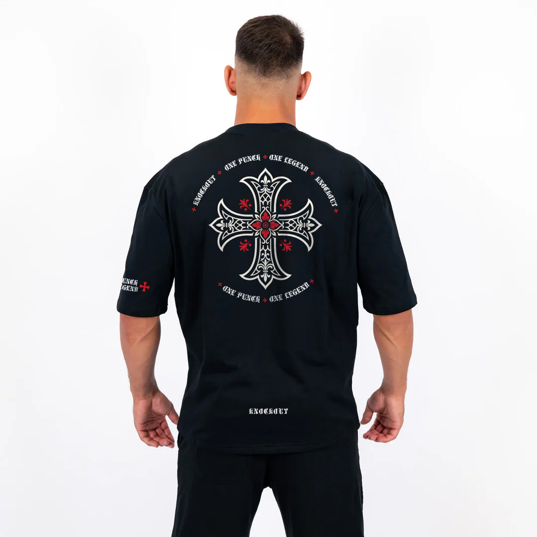 Tricou Oversize Knockout One Punch One Legend | knock-out.ro