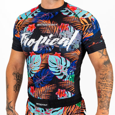 Tricou Compresie Knockout Tropical | knock-out.ro