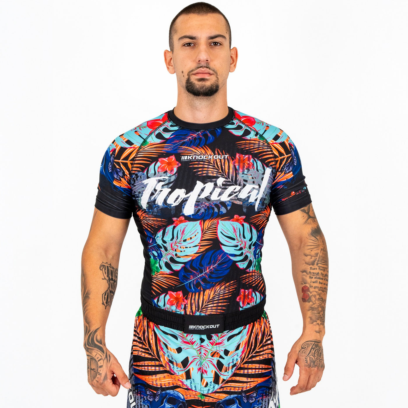 Tricou Compresie Knockout Tropical | knock-out.ro