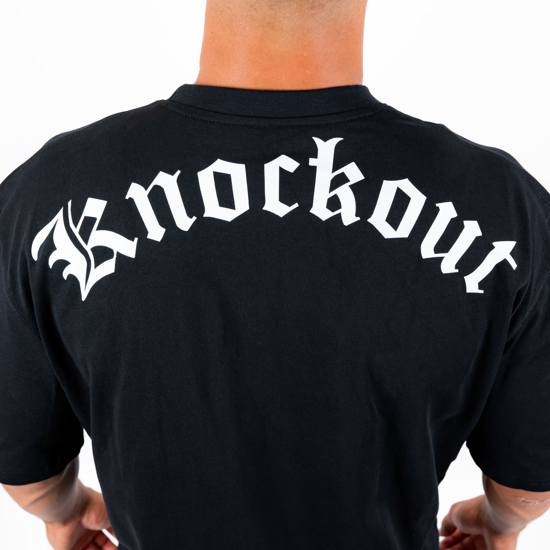 Tricou Oversize Knockout Black Angels