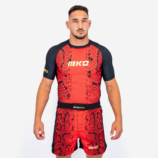 Tricou Compresie Knockout Fire Snake | knock-out.ro
