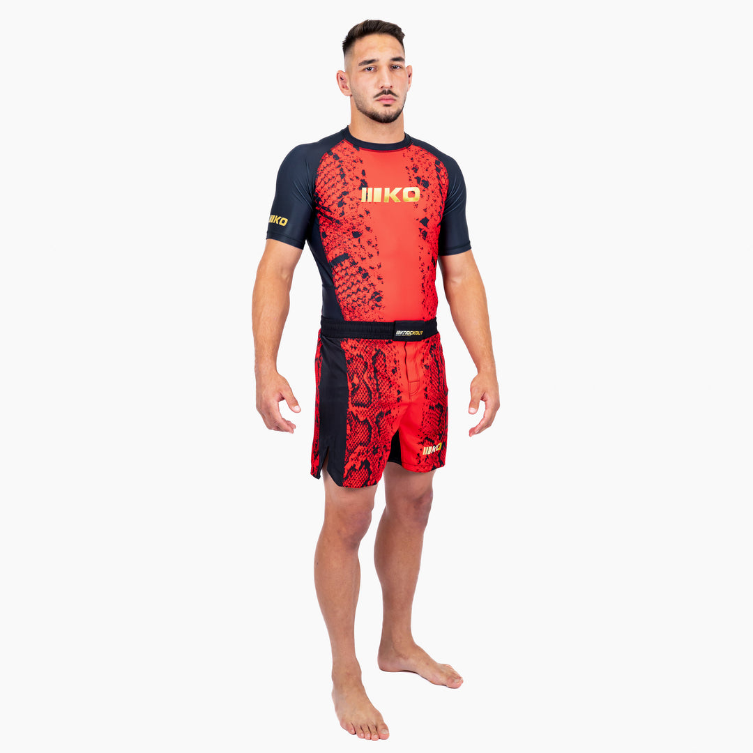Sort MMA Knockout Fire Snake | knock-out.ro