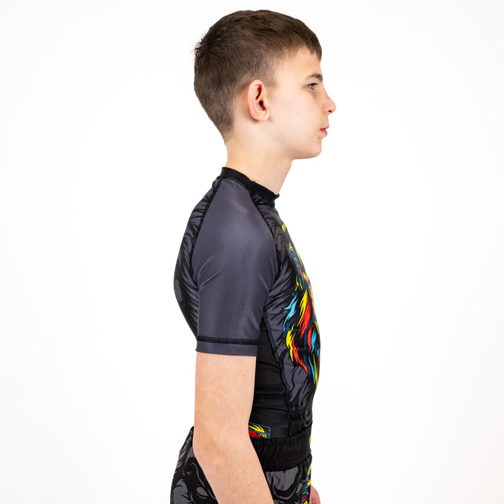 Tricou Compresie Knockout Lion Copii | knock-out.ro