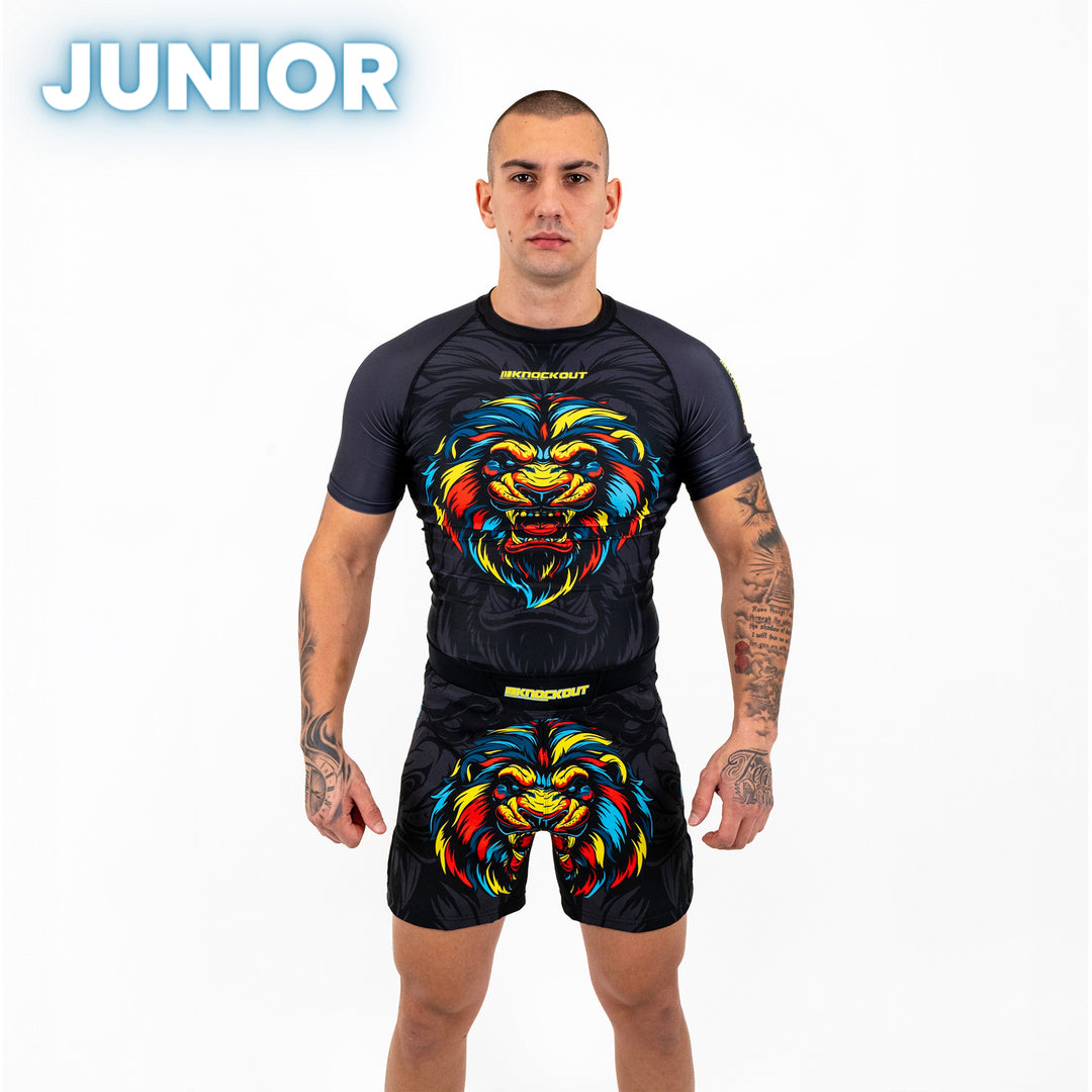 Tricou Compresie Knockout Lion Copii | knock-out.ro