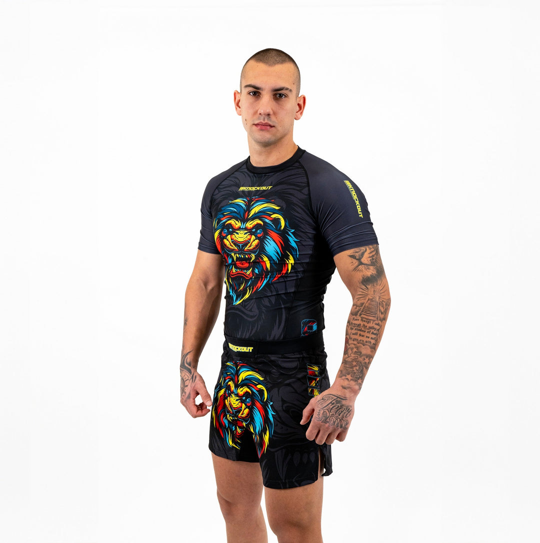 Tricou Compresie Knockout Lion Copii | knock-out.ro
