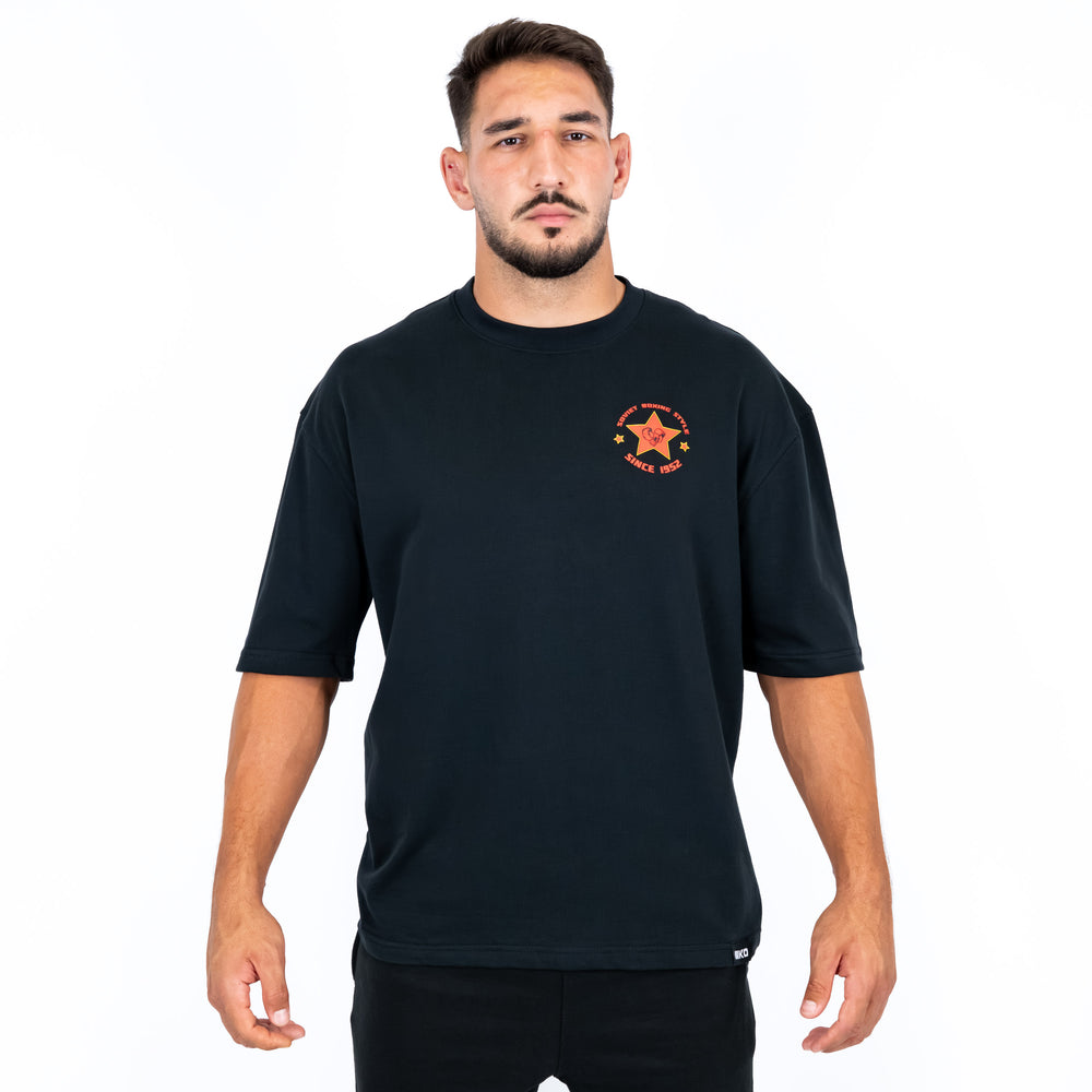 Tricou Oversize Knockout Soviet Boxing | knock-out.ro