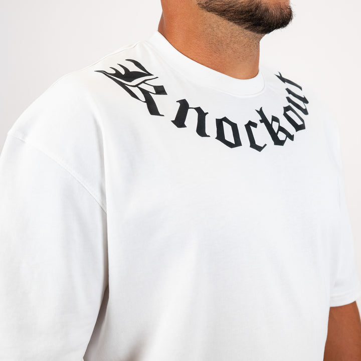 Tricou Oversize Knockout White Angels