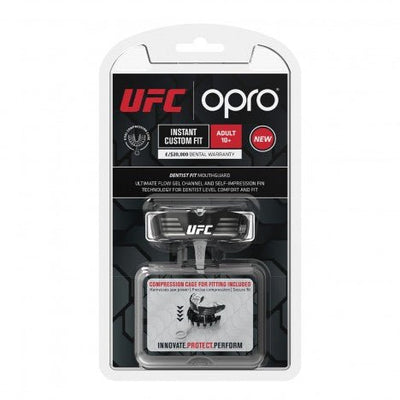 Proteza dentara UFC Opro Fit Strike V2 Silver/ Negru | knock-out.ro