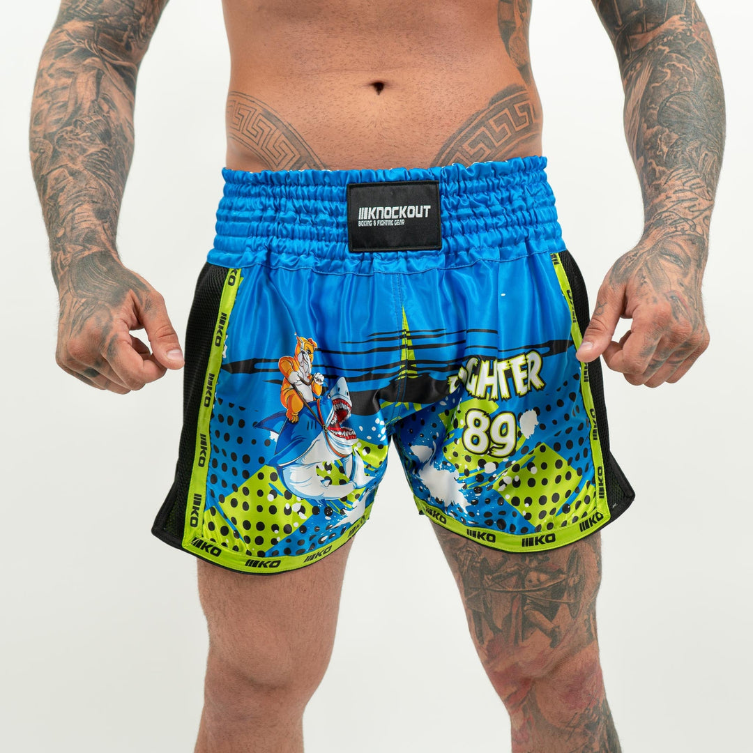 Sort MMA Knockout Shark Rider | knock-out.ro