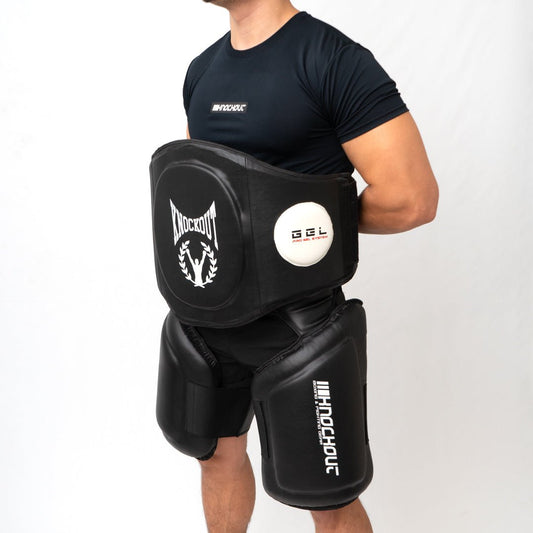 Burtiera cu Protectii coapse Knockout | knock-out.ro