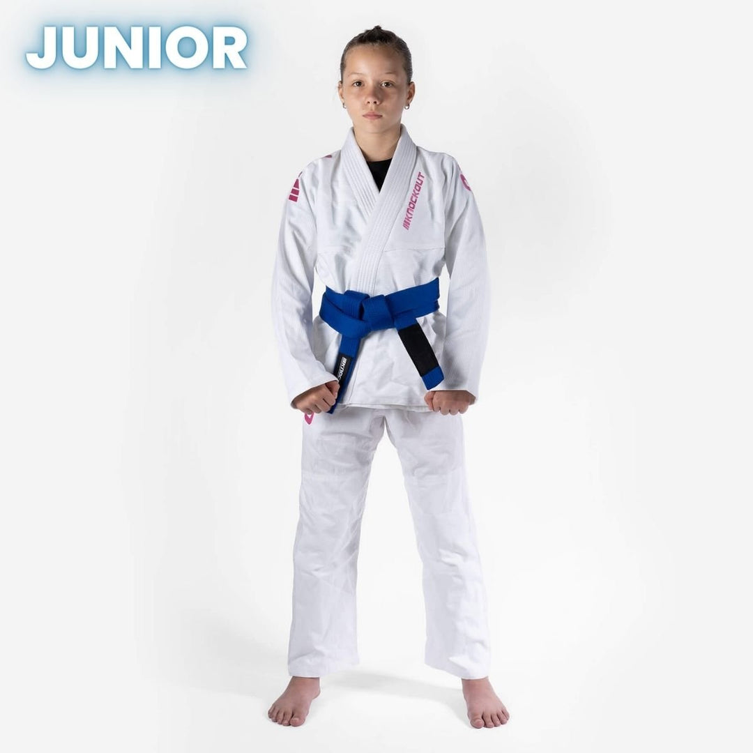 Kimono Jiu Jitsu Knockout Fete Copii | knock-out.ro