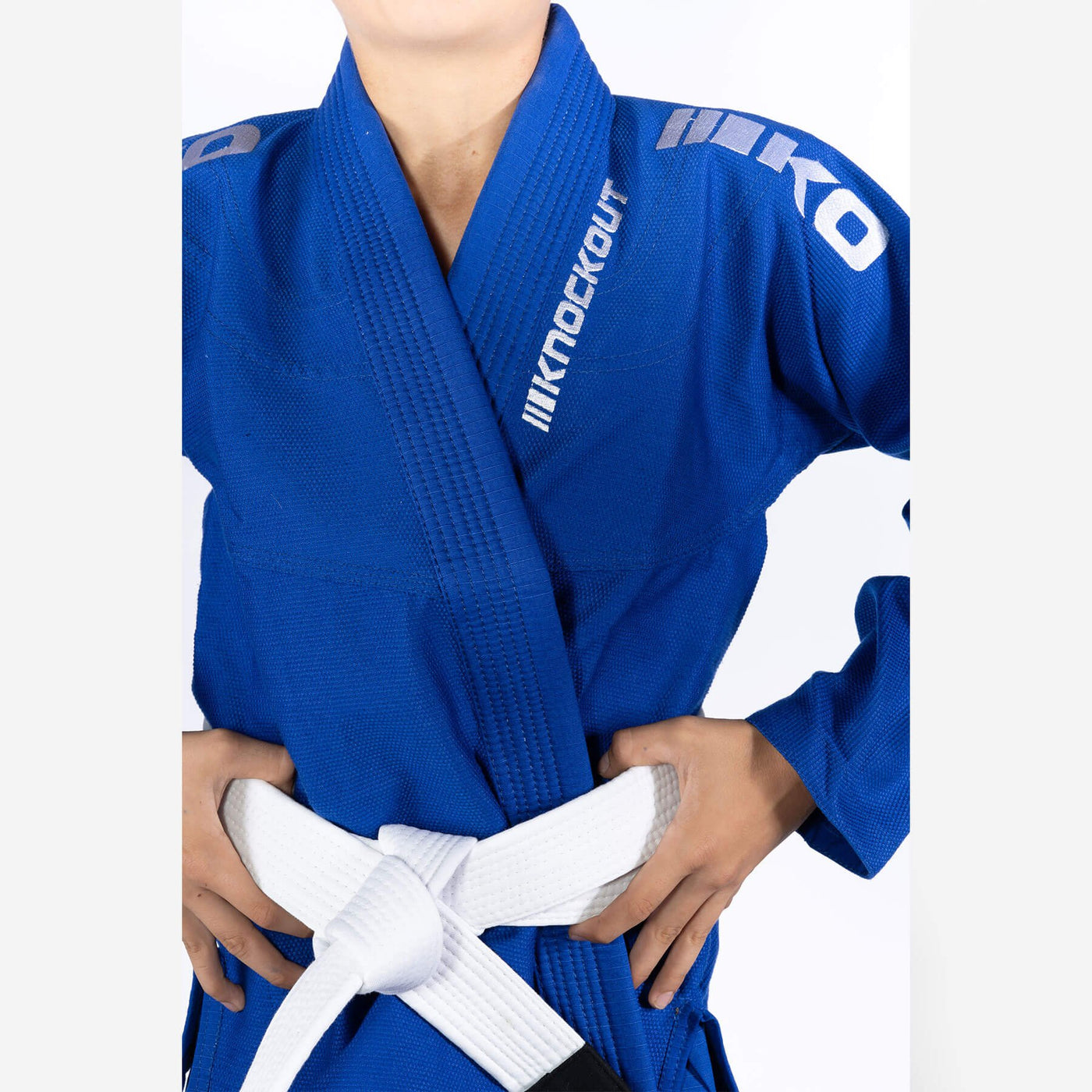 Kimono Knockout Bjj Copii Albastru V2 | knock-out.ro