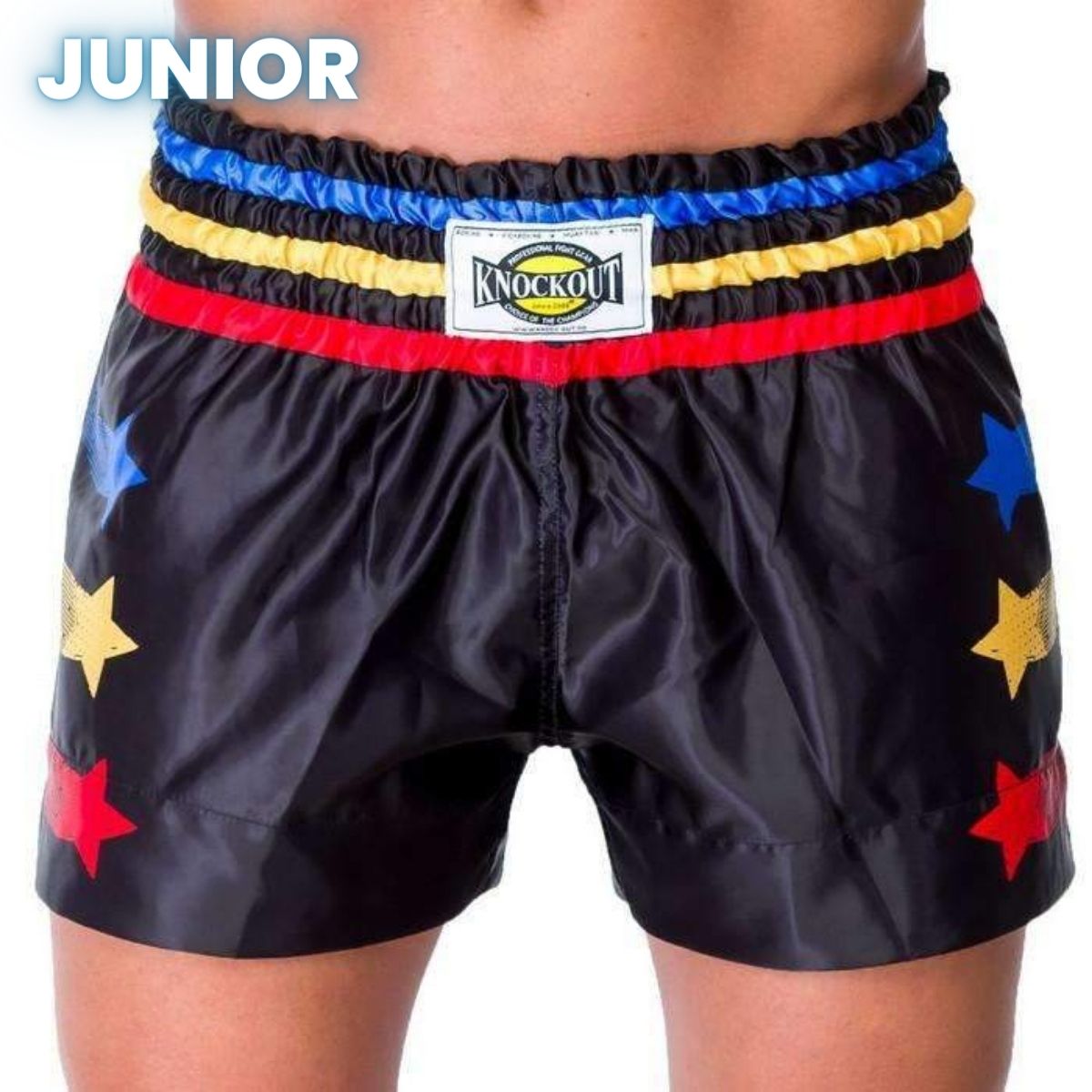 Sort Kickbox Knockout Star Tricolor Copii | knock-out.ro